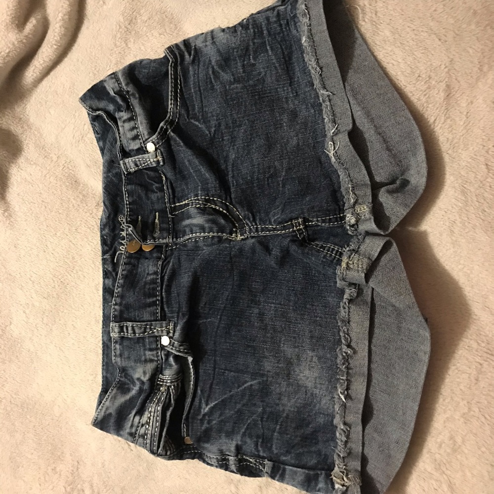 Denim shorts